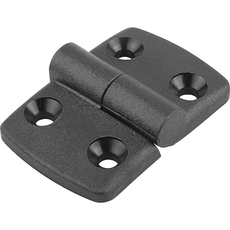 Hinge Lift-Off, Right 92X48, Plastic Black, Comp:Stainless Steel, A1=27,5, A2=25, A3=48,5, A4=43,5